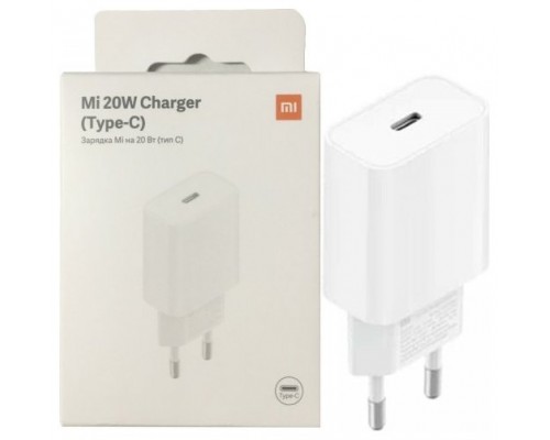 CARGADOR XIAOMI MI 20W CHARGER (TYPE-C) EU (Espera 4 dias)