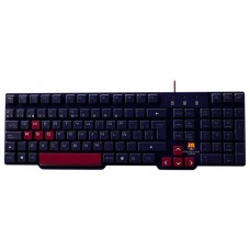 Mars Gaming MKBC teclado USB QWERTY Español Negro, Granate (Espera 4 dias)