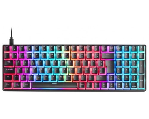 Mars Gaming MKULTRA Teclado Mecánico Negro RGB Compacto 96% Switch Outemu SQ Marrón Español (Espera 4 dias)