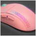 MOUSE MARS GAMING RGB MMPRO PINK AMBIDIESTRO 32K DPI