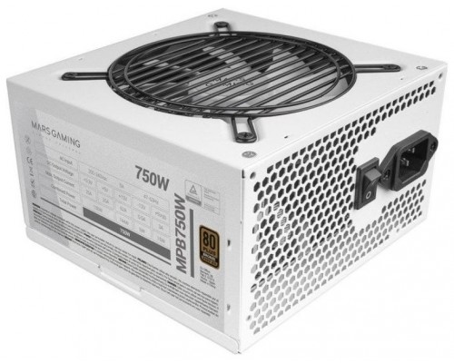 FUENTE ALIM. 750W 80+ BLANCO MARS GAMING (Espera 4 dias)