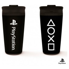 VASO DE VIAJE METÁLICO PLAYSTATION ONYX PYRAMID REDSTRING MTM25993 (Espera 4 dias)