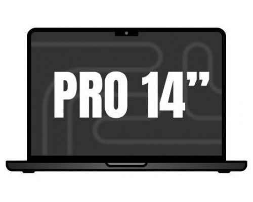 MACBOOK PRO APPLE 14"" M4 PRO 12CORE CPU+16CORE GPU 24GB 512GB SPACE BLACK (Espera 4 dias)