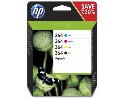 HP Photosmart D5460 nº364 Pack 4 Cartuchos (N/C/M/Y)