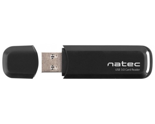 LECTOR DE TARJETAS NATEC USB 3.0 SCARAB 2 SD/MICRO SD NEGRO