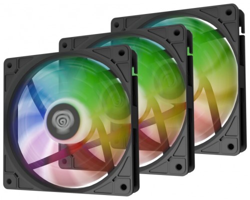VENTILADOR GENESIS OXAL 120 ARGB NEGRO PACK 3 UDS VENTILADOR GENESIS OXAL 120 ARGB NEGRO PACK 3 UDS