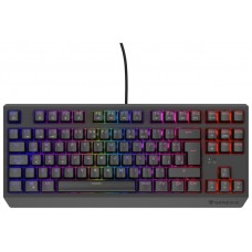 TECLADO GAMING GENESIS THOR230 TKL RGB MECANICO NEGRO SWITCH OUTEMUROJO HOT SWAP