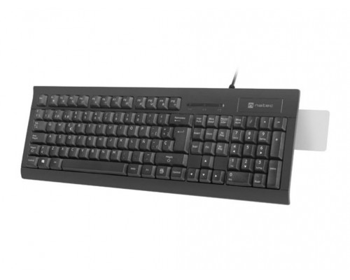 TECLADO NATEC MORAY CON LECTOR DE TARJETAS INTELIGENTES 105 TECLAS