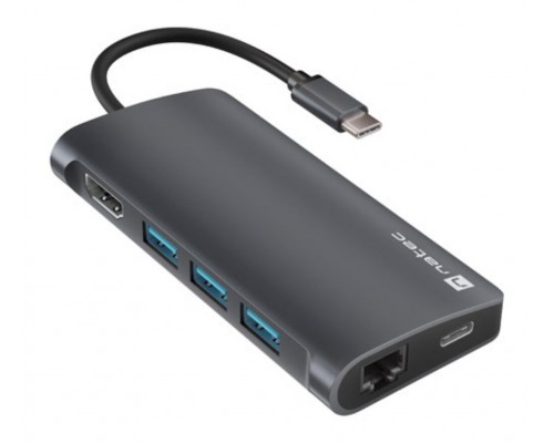 HUB USB-C  8 IN 1 NATEC FOWLER 2 3X USB 3.0 HUB HDMI 4K USB-C