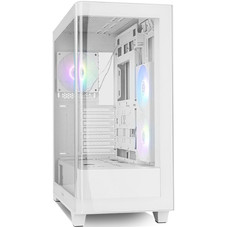 NOX Semitorre HUMMER ETHER Cristal Curvo Blanco NOX Semitorre HUMMER ETHER Cristal Curvo Blanco