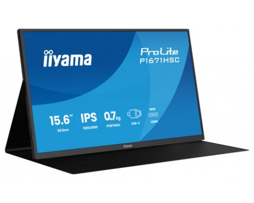 MONITOR IIYAMA IPS, PORTABLE, 2X C (VIDEO), 1XMHDMI (Espera 4 dias)