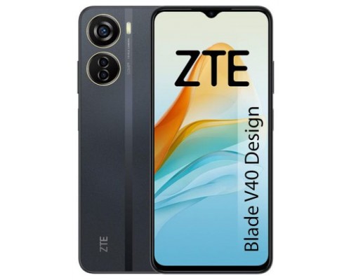 ZTE BLADE V40 DESIGN NEGRO 4G / 6,58FHD+ / OC 2GHZ / 128 GB ROM/ (6+5)GB RAM / 50+2+2MP (Espera 4 dias)