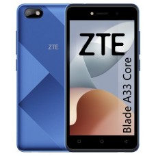 ZTE A33 CORE BLUE 5" FW+ / QUADCORE/ 32GB ROM / 1GB RAM / 2MP + 0,3MP  / 2000MAH / 5W (Espera 4 dias)