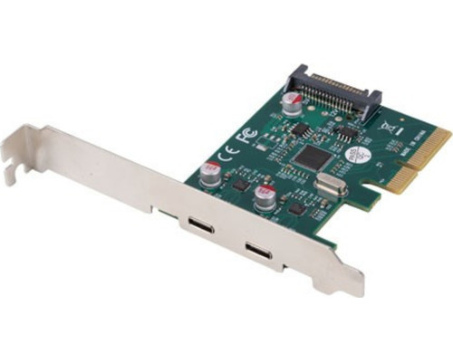 TARJETA PCI EXPRESS LANBERG X1 A 2X USB-C 3.2 GEN 2X1 BAJO PERFIL TARJETA PCI EXPRESS LANBERG X1 A 2X USB-C 3.2 GEN 2X1 BAJO PERFIL