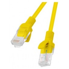 CABLE RED LANBERG LATIGUILLO CAT.6 UTP 5M AMARILLO FLUKE  PASSED