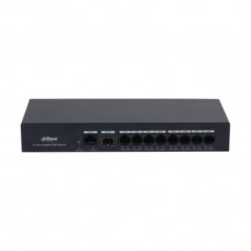 SWITCH POE 8 PUERTOS GIGABIT 1RJ45 UPLINK GIGABIT 1SFP 65W NO GESTIONABLE