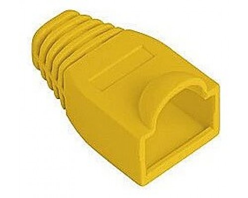 FUNDA PROTECTOR LANBERG CONECTOR RJ45 (PACK 100 UDS) AMARILLO