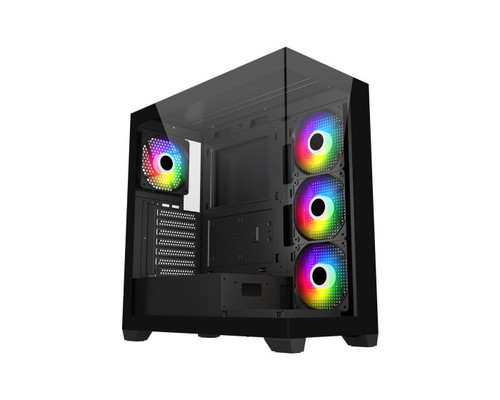 FSP CAJA M340-BA (ATX MID TOWER, USB3.0 X 2, TYPE-C, 120MM REVERSE ARGB FANS× 3 & REAR ARGB FAN X 1 (Espera 4 dias) FSP CAJA M340-BA (ATX MID TOWER, USB3.0 X 2, TYPE-C, 120MM REVERSE ARGB FANS× 3 & REAR ARGB FAN X 1 (Espera 4 dias)