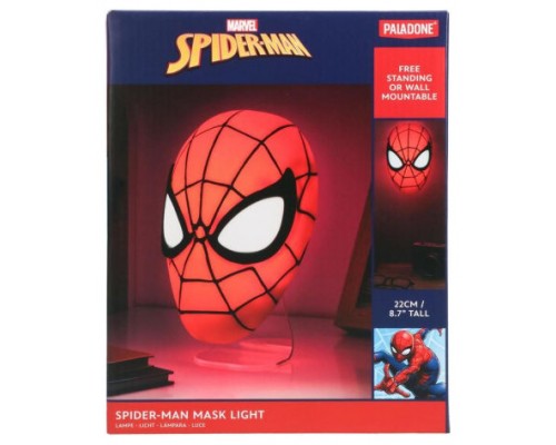 LÁMPARA MÁSCARA DE SPIDER-MAN 22 CM PALADONE REDSTRING PP11357SPM (Espera 4 dias)