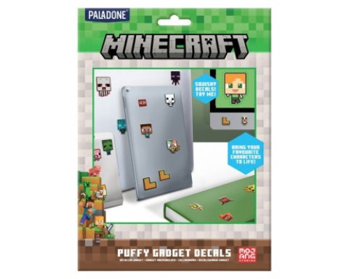 PACK VINILOS PARA GADGETS MINECRAFT 21 X 15 CM PALADONE REDSTRING PP13218MCF (Espera 4 dias)