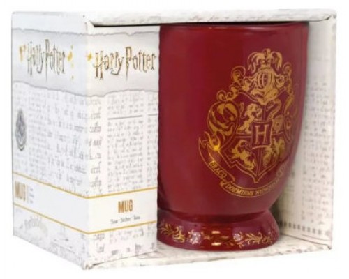 TAZA DESAYUNO BERENJENA ESCUDO HOGWARTS PALADONE REDSTRING PP4260HPV2 (Espera 4 dias)