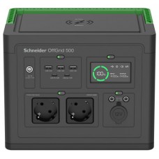SCHNEIDER OFFGRID PORTABLE POWER STATION 500, 517 WH LITHIUM-ION, 2 SCHUKO, SINEWAVE (Espera 4 dias)
