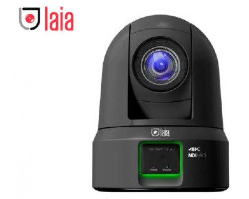 LAIA (PRC-425NB) BROADCASTER PRO 25X NDI 3G (BLACK) - CÁMARA PTZ, SENSOR SONY CMOS 1/1,8", 4KP60, LENTE CON ZOOM ÓPTICO 25X. USB 3.0, HDMI, SDI, LAN Y LICENCIA NDI. IA CON AUTOSEGUIMIENTO. TALLY. COLOR NEGRO. 3 AÑOS DE GARANT&Iac