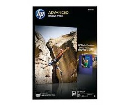 HP Papel fotografico con brillo Advanced 250g/m2, A3/297x420mm, 20 hojas