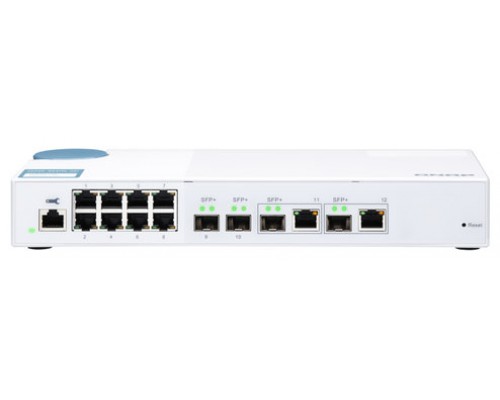 QNAP QSW-M408-2C switch Gestionado L2 10G Ethernet (100/1000/10000) Blanco (Espera 4 dias)