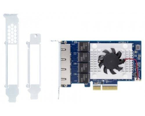 QNAP QXG-5G4T-111C adaptador y tarjeta de red Ethernet 5000 Mbit/s Interno (Espera 4 dias)