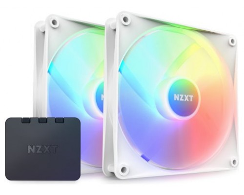 NZXT F140 RGB Core Carcasa del ordenador Ventilador 14 cm Blanco 2 pieza(s) (Espera 4 dias)