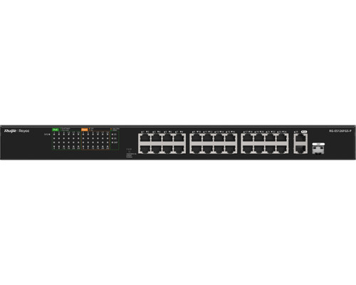 Reyee 24-Port 100Mbps + 1 Uplink Port 1000Mbps + 1