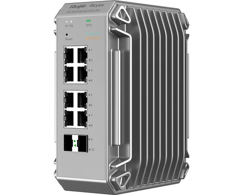 SWITCH INDUSTRIAL RUIJIE MANAGED POE 8G RJ45 2 SFP GIGABIT LAYER2 SWITCH INDUSTRIAL RUIJIE MANAGED POE 8G RJ45 2 SFP GIGABIT LAYER2