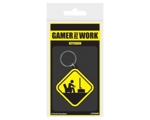 LLAVERO GAMER AT WORK SEÑAL PELIGRO PYRAMID REDSTRING RK38872C (Espera 4 dias)