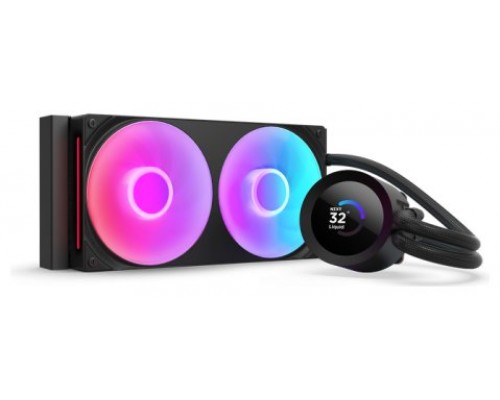 NZXT Kraken Plus RGB 240 Procesador Sistema de refrigeración líquida todo en uno 12 cm Negro (Espera 4 dias)