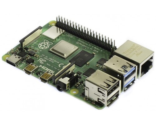 Kit Raspberry Pi 4 1GB + Caja negra - Alimentacion