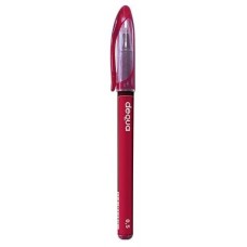 DEQUA Boligrafo tinta liquida trazo 0,5-0,7mm rojo