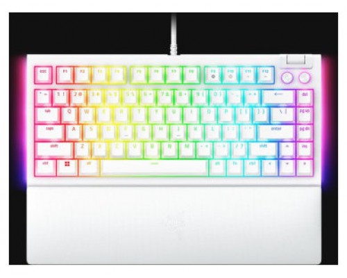 TECLADO RAZER BLACKWIDOW V4 75% BLANCO (USA) (RZ03-05001700-R3M1) (Espera 4 dias)