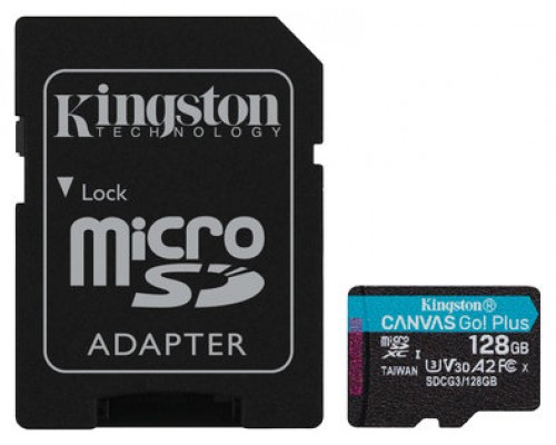 Kingston SDCG3/128GB microSD XC clase 10 128GB c/a