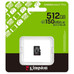 Kingston Technology 512GB micSDXC Canvas Select Plus Gen3 150R A1 (Adaptador de SD no incluido) (Espera 4 dias)
