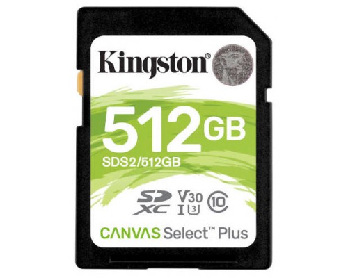 Kingston SDS2/512GB SDXC 512GB clase 10