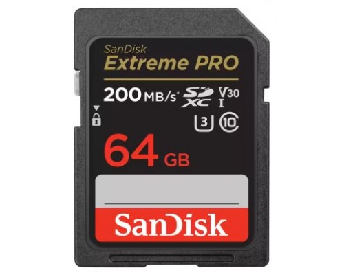 SanDisk Extreme PRO 64 GB SDXC Clase 10 (Espera 4 dias)