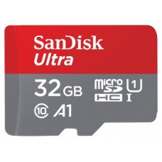 MICRO SD 32 GB 1 ADAP. CLASS 10 SANDISK (Espera 4 dias)