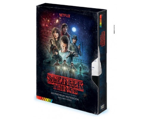 LIBRETA STRANGER THINGS VHS PYRAMID INTERNATIONAL REDSTRING SR72775 (Espera 4 dias)