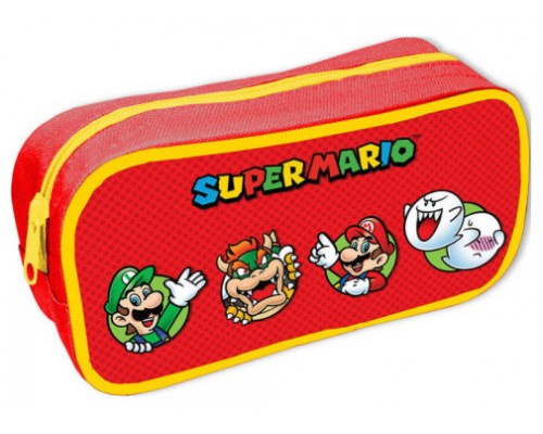 ESTUCHE ESCOLAR CÍRCULOS DE PERSONAJES SUPER MARIO 22 X 11 X 6 CM PYRAMID REDSTRING SR73309 (Espera 4 dias)