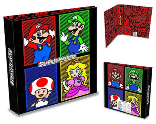 ARCHIVADOR DE ANILLAS A4 SUPER MARIO (4 COLORES) 31,5 X 25 PYRAMID REDSTRING SR73817 (Espera 4 dias)