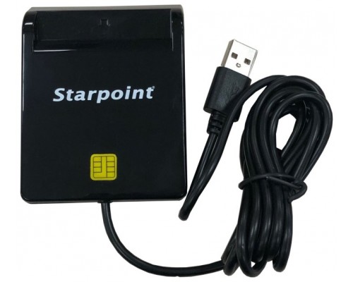 Lector Tarjeta Chip STP_SCRZW-1 USB Negro