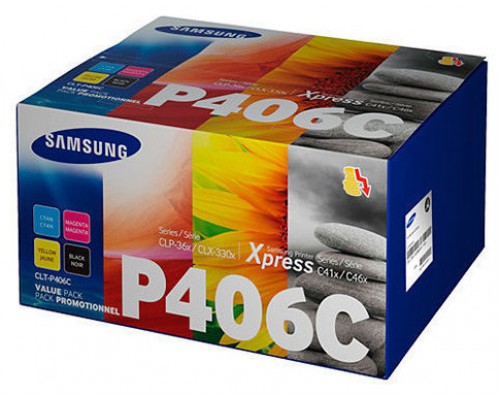 HP - Samsung CLP-360/CLP-365 Rainbow Toner Kit (C/M/Y/K)