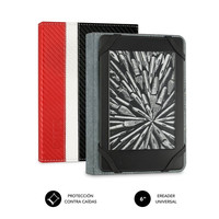SUBBLIM Funda Libro Electr&oacute;nico Clever Ebook Case 6" Red (Espera 4 dias)