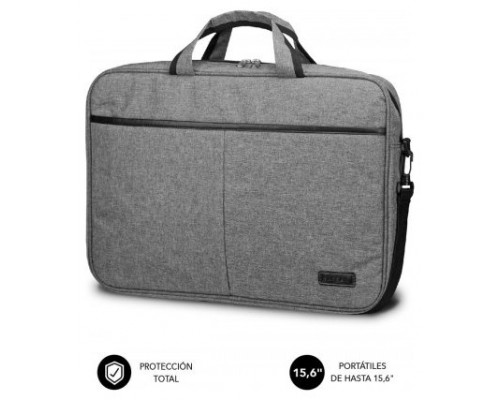 SUBBLIM Maletín Ordenador Elite Laptop Bag 15,6" Grey (Espera 4 dias)